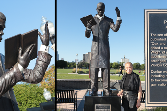 Paul Laurence Dunbar Statue Unveiling