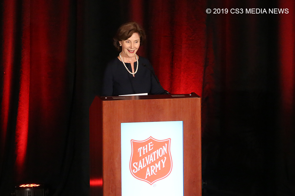 Laura Bush: Keynote Speaker at The Salvation Army 2019 Civic Luncheon