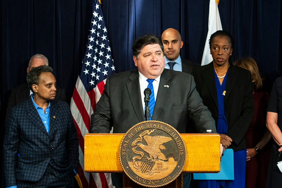 Illinois Governor and Chicago Mayor Announced Plan To Prevent Spread of Coronavirus